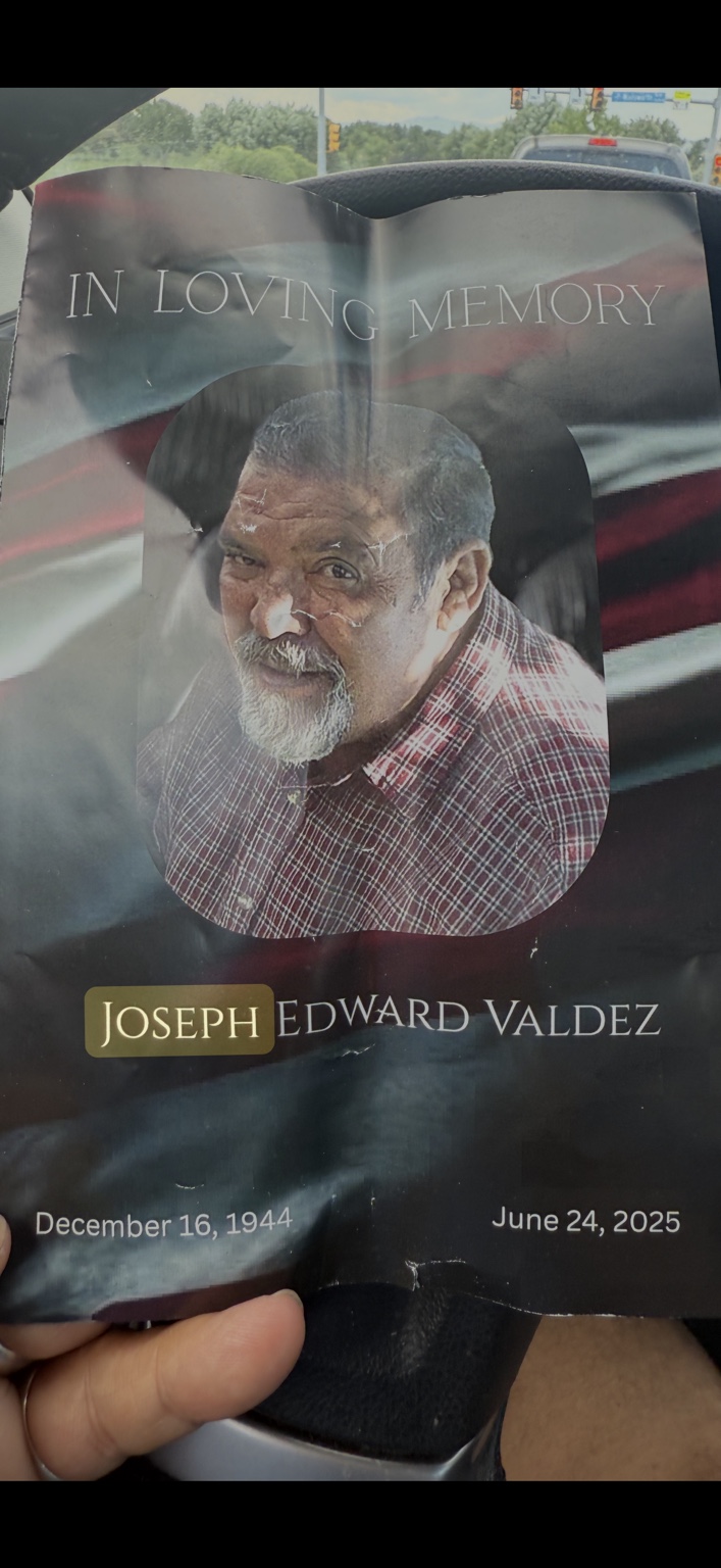 Memorial photograph of Joseph Edward Valdez